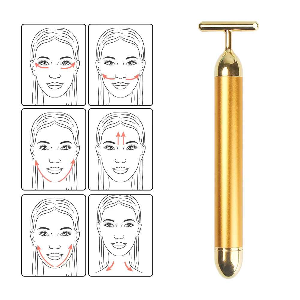 24K Gold Vibrating Gesichtslifter